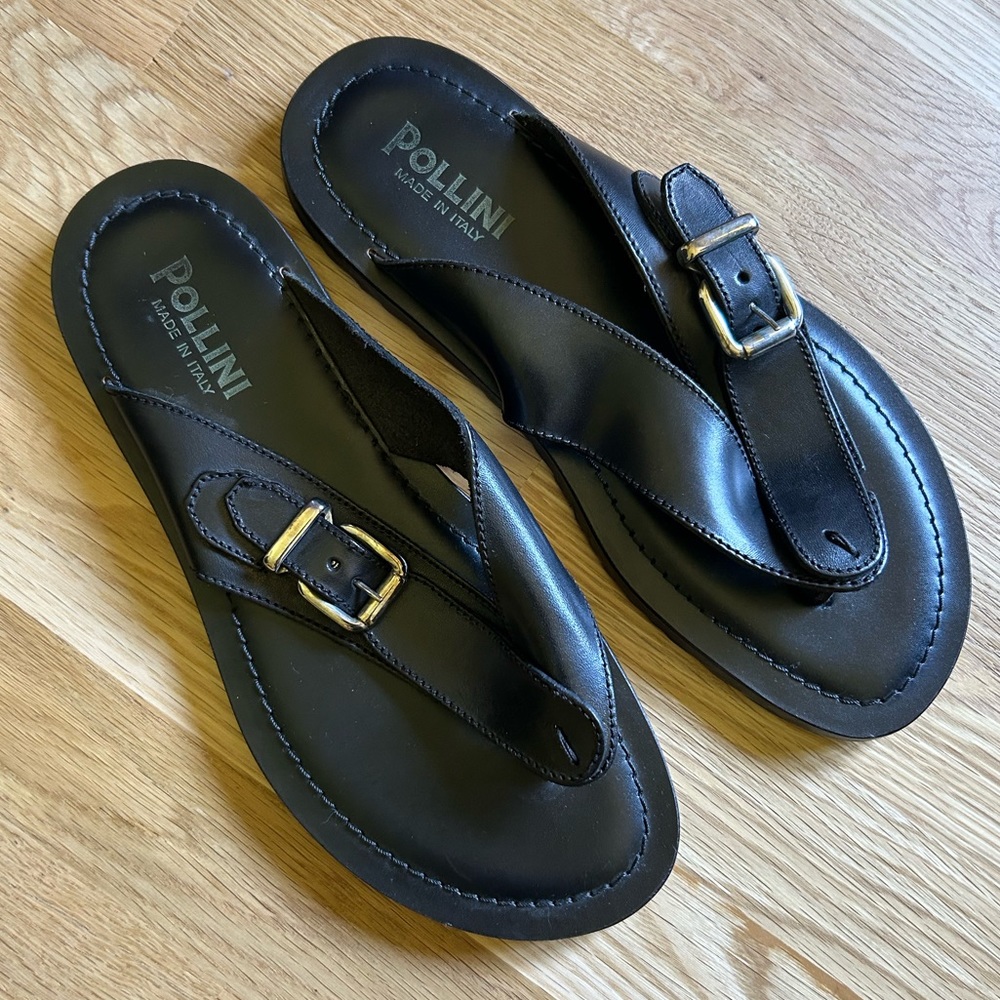 Black Pollini Sandals NWOT